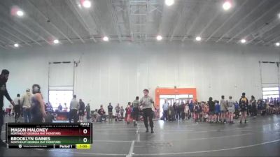 Round 1 - Brooklyn Gaines, Northeast Georgia Mat Monstars vs Mason Maloney, Northeast Georgia Mat Monstars