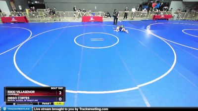 113 lbs Champ. Round 1 - Rikki Villasenor, California vs Diego Cortes, Revival School Of Wrestling