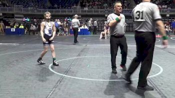 95 lbs Round Of 16 - Sam Caton, Slippery Rock vs Cole Schwartz, Catasauqua