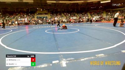 49 lbs Round Of 32 - Jaxon Williams, Sunkist Kids Monster Garage vs Bowen Smith, The Best Wrestler