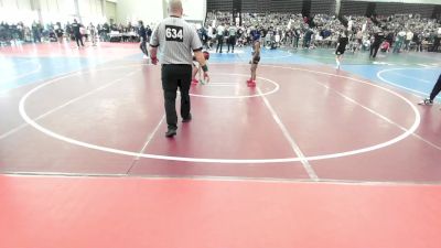 70-B lbs Round Of 16 - Jaxon Jolley, MarcAurele Youth vs Matthieu Langella, Diesel Wrestling Academy