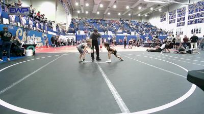 58 lbs Consolation - Leland Riley, Midwest City Bombers Youth Wrestling Club vs Jonathan Mabie, Choctaw Ironman Youth Wrestling