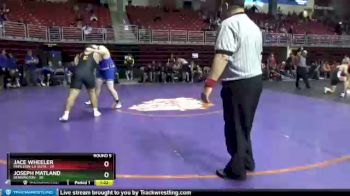 285 lbs Round 5 (8 Team) - Jace Wheeler, Papillion-La Vista vs Joseph Matland, Bennington