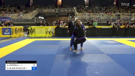 ALISHA RANDALL vs ALISON BLAIR STIEGLER 2024 Pan Jiu Jitsu IBJJF Championship