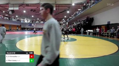 138 lbs Round Of 32 - Abraham Adu-Amoako, St. John Vianney vs Justin Morrissey, Old Tappan