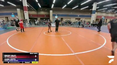 108 lbs Semifinal - Brody Riley, Rio Vista Wrestling vs Karis Smith, Bandit Combat Sports