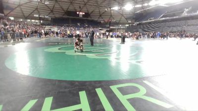 43 lbs Champ. Round 2 - Coen Stemhagen, Cherry Creek Wrestling Club vs Jiovani Rodriguez, Victory Wrestling-Central WA