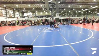 72 lbs Cons. Round 1 - Lelynd Crabb, Riverheads Youth Wrestling vs Camden Pluim, Guerrilla Wrestling Assoc.