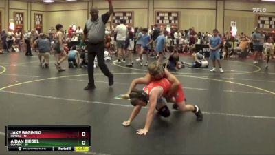 92 lbs Round 4 (6 Team) - Aidan Biegel, Olympic vs Jake Baginski, M2TCNJ