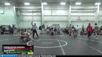 130 lbs Round 5 (8 Team) - Stefan Matteo Noronha, PA Alliance Blue vs Blake Boyer, Kraken