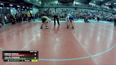 165 lbs Cons. Round 3 - Collin Johnson, Sedalia Youth Wrestling Club-AAA vs Risdon Marlin, Marshfield Youth Wrestling-AA 