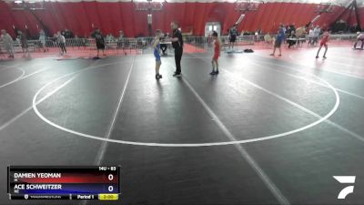 83 lbs 1st Place Match - Damien Yeoman, IA vs Ace Schweitzer, NE