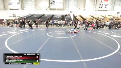 101 lbs Quarterfinal - Camren Driscoll, Olean Wrestling Club vs Benjamin Dziuban, Club Not Listed