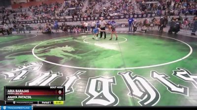 67 lbs Semifinal - Anaya Patacsil, NWWC vs Aria Barajas, Moses Lake WC