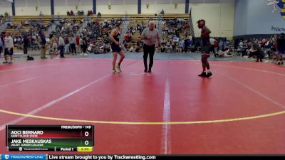 149 lbs Cons. Round 3 - Aoci Bernard, Saint Cloud State vs Jake Meskauskas, Joliet Junior College