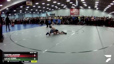 56 lbs Cons. Round 5 - Lucas Dobbs, Highlands Wrestling Club vs Sawyer Jackson, Amherst Wrestling Club