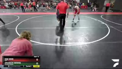 240 lbs Champ. Round 1 - Zak Kind, NGL vs Omarion Dennis, Oconomowoc