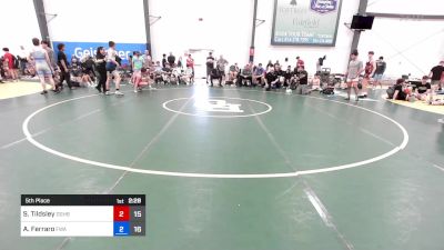 63 kg 5th Place - Sidney Tildsley, Doughboy vs Anthony Ferraro, Felix Wrestling Academy