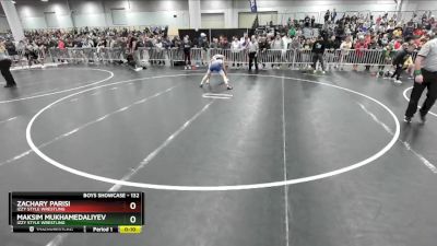 132 lbs Cons. Semi - Maksim Mukhamedaliyev, Izzy Style Wrestling vs Zachary Parisi, Izzy Style Wrestling