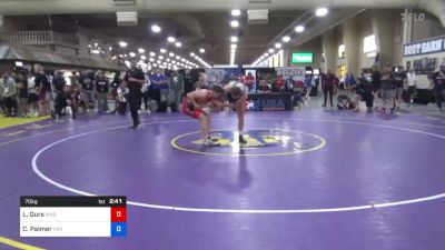 70 kg Cons 32 #1 - Logan Ours, Wyoming Wrestling Reg Training Ctr vs Cael Palmer, Viking Wrestling Club (IA)