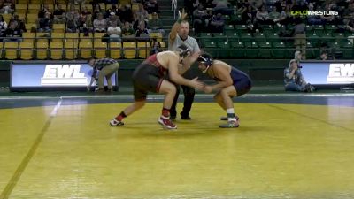 285 lbs Quarterfinal - Jon Spaulding, Edinboro University vs Edgar Ruano, Clarion University