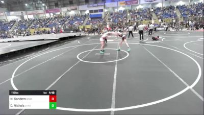 110 lbs Round Of 32 - Noah Sanders, Windsor Middle School vs Conner Nichols, Carson Middle School