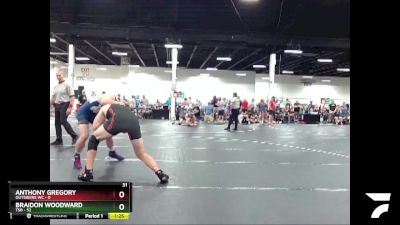 170 lbs Round 2 (4 Team) - Braidon Woodward, TSB vs Anthony Gregory, Outsiders WC