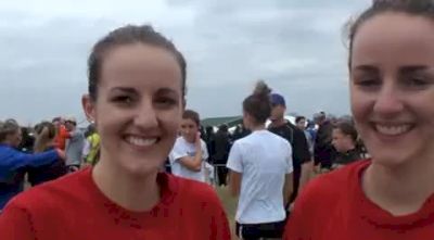 Holly & Lucy Van Dalen Stony Brook 6th & 7th 2010 NCAA XC Champs