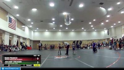 49 lbs Cons. Round 4 - Eian Franco, Region Wrestling Academy vs Archer Creager, Leo Wrestling Club