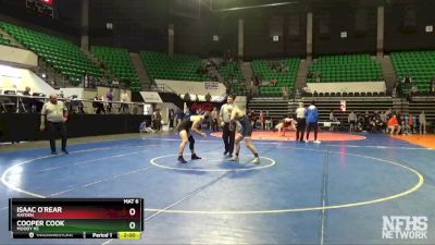 160 lbs Quarterfinal - Cooper Cook, Moody Hs vs Isaac O`Rear, Hayden