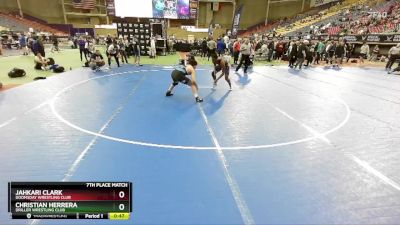 150 lbs 7th Place Match - Christian Herrera, Driller Wrestling Club vs Jahkari Clark, Doomsday Wrestling Club