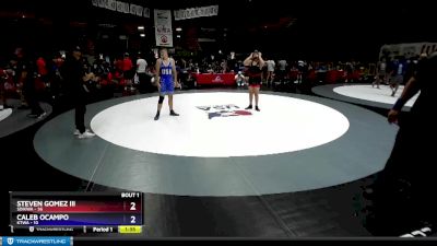 165 lbs Round 1 (8 Team) - Steven Gomez Iii, SDIKWA vs Caleb Ocampo, KTWA