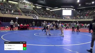 140 lbs Consi Of 4 - Liam Farley, Waymart, PA vs Lucas Tirpak, Shavertown, PA