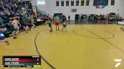 78-82 lbs Semifinal - Kyland Kienlen, Worland Wrestling Club vs Isiah Doane, Cody Wrestling Club