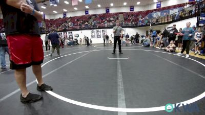 76 lbs Quarterfinal - Slayde Snow, Hinton Takedown Club vs Josey Voss, Skiatook Youth Wrestling