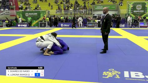 YARA SOARES DO NASCIMENTO vs KAUANY LORENA RAMOS QUEIROZ 2024 Brasileiro Jiu-Jitsu IBJJF