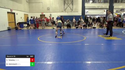 106 lbs Round Of 16 - Emma Taladay, Redbank Valley vs Brin Zehmisch, Butler