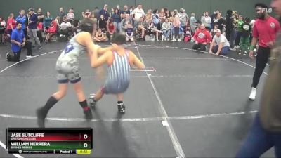 100 lbs Round 3 - William Herrera, Byrnes Rebels vs Jase Sutcliffe, Gaston Grizzlies