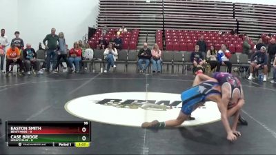 95 lbs Placement Matches (8 Team) - Case Bridge, Legacy Blue vs Easton Smith, Beast Mode