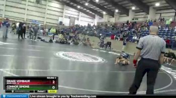 87 lbs Round 3 (4 Team) - Connor Simons, Utah Gold vs Drake VomBaur, Bear Cave