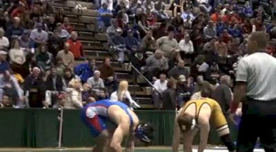 165 lbs match Zach Toal Missouri vs. Bubby Graham American