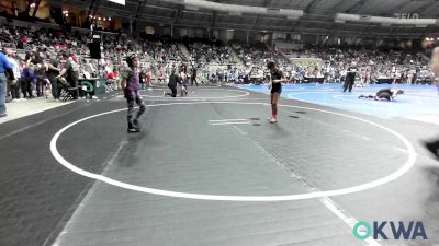 62 lbs Quarterfinal - Yaretzi Rojas, Team Tulsa Wrestling Club vs Julianna Baalmann, Guymon Wrestling