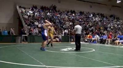 285 lbs match Dom Bradley Missouri vs. Ryan Flores American