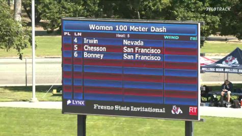 Women's 100m, Heat 5