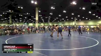 285 lbs Round 1 (6 Team) - Adriano Alos, Explorer Wrestling vs Trevor Covelli, Alpha Wrestling