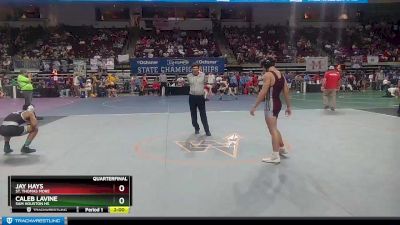 D 2 145 lbs Quarterfinal - Jay Hays, St. Thomas More vs Caleb Lavine, Sam Houston Hs