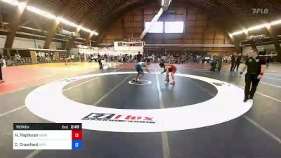 160A lbs Quarterfinal - Hayk Papikyan, Armenia vs Christopher Crawford, Wyoming Seminary