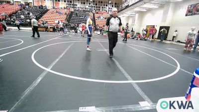 126 lbs 7th Place - Blayke Leonard, Dark Cloud Wrestling Club vs Rayke Wilson, Fort Gibson Youth Wrestling