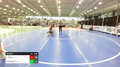 100 lbs Rr Rnd 1 - Luke Riker, SVRWC vs Ryan Spinelli, North Hunterdon