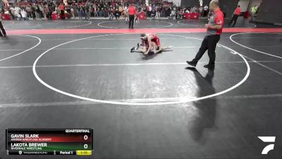 115 lbs Quarterfinal - Lakota Brewer, Riverdale Wrestling vs Gavin Slark, Askren Wrestling Academy